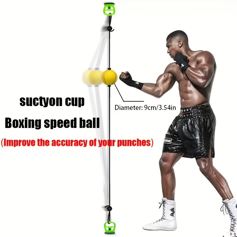 

1pc Yellow Pu Material Punching - Leather Boxing Bag For , Agility, And - Single Pack