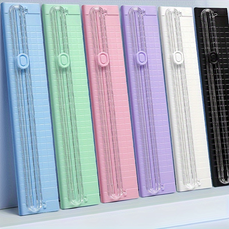 Elle Kullanılan Kağıt Kesici, İki Yönlü Kesim, A4 Kağıt Kesici, Çok Fonksiyonlu Taşınabilir Kağıt Kesici, Kağıt Kesme, Fotoğraf Aracı! Rastgele Renk