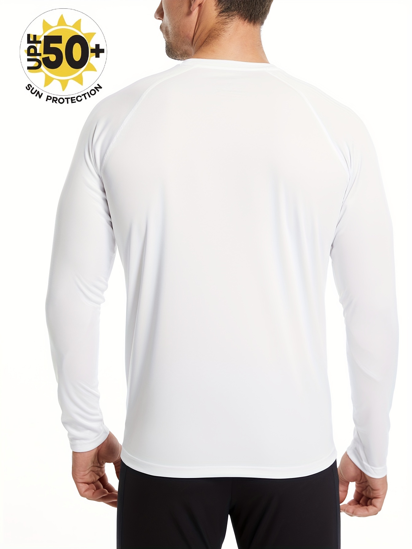 Men's Lightweight Upf 50+ Sun Protection T shirts Long - Temu Canada