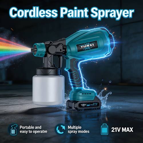 21v portable spray paint machine one time uniform soft mold ergonomic handle and used for automotive details furniture paint projects spray guns automotive detail tools sturdy