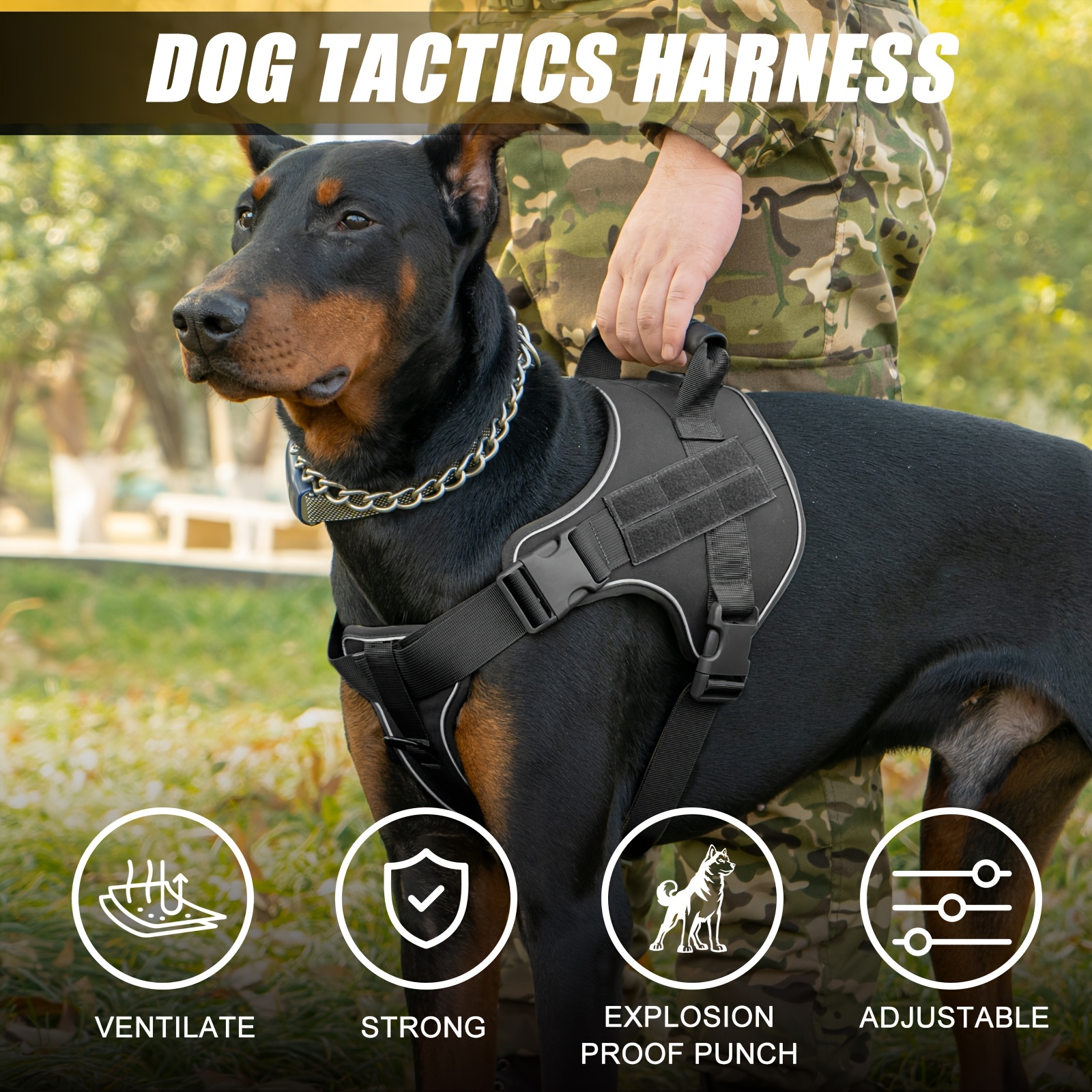Dog Vest Best Harnesses For Dogs That Pull Heavy Duty Tactical Dog