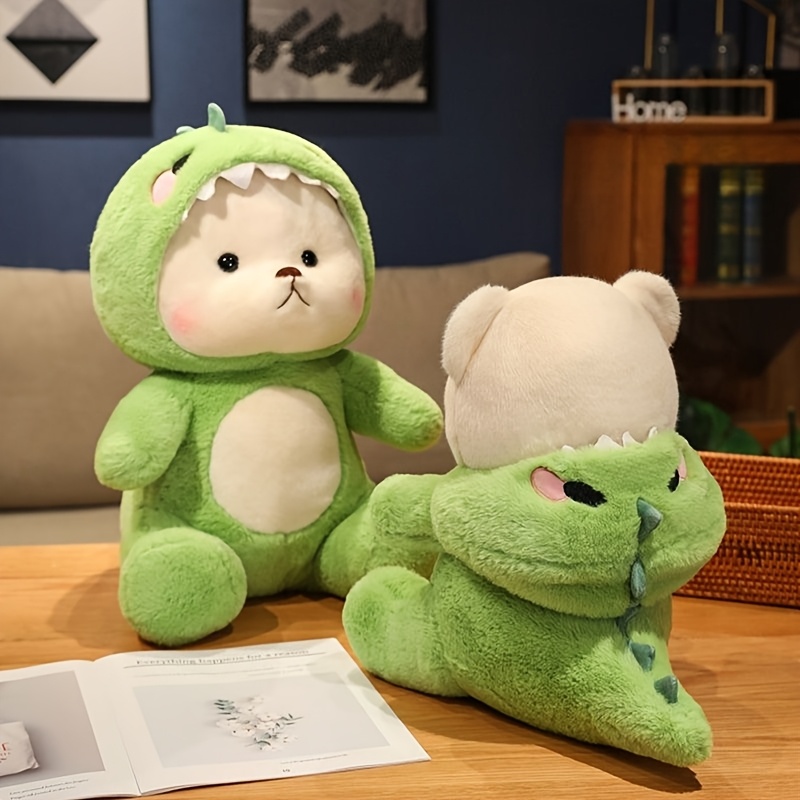 TEMU Adorable Plush Dinosaur Designed For Pets, Incredibly Soft And Perfect For Dogs And Cats Of Any Breed. Toys Are Ideal For Keeping Pets