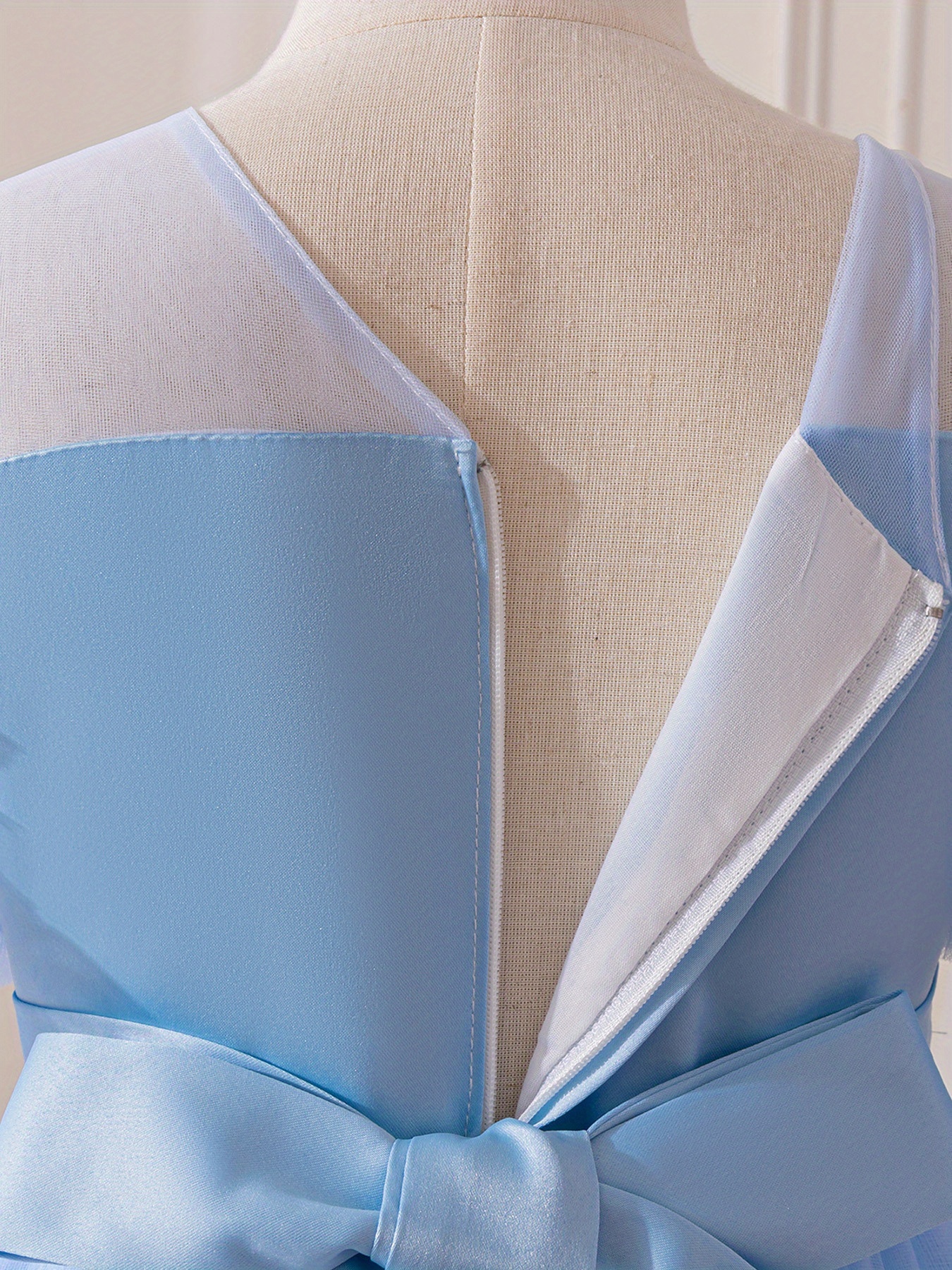 kate bridgerton blue dress Bridgerton Inspired Daphne Blue Lace Dress Sleeveless main image 0