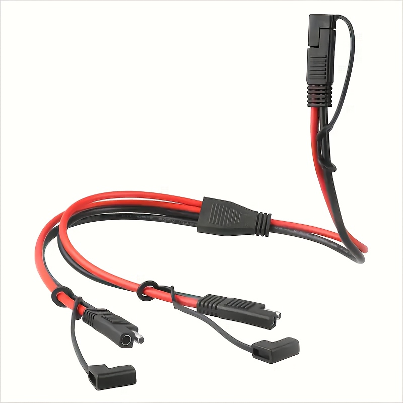 12-Pack SAE Polarity Reverse Adapters - Quick Connect/Disconnect For Solar & Automotive Use