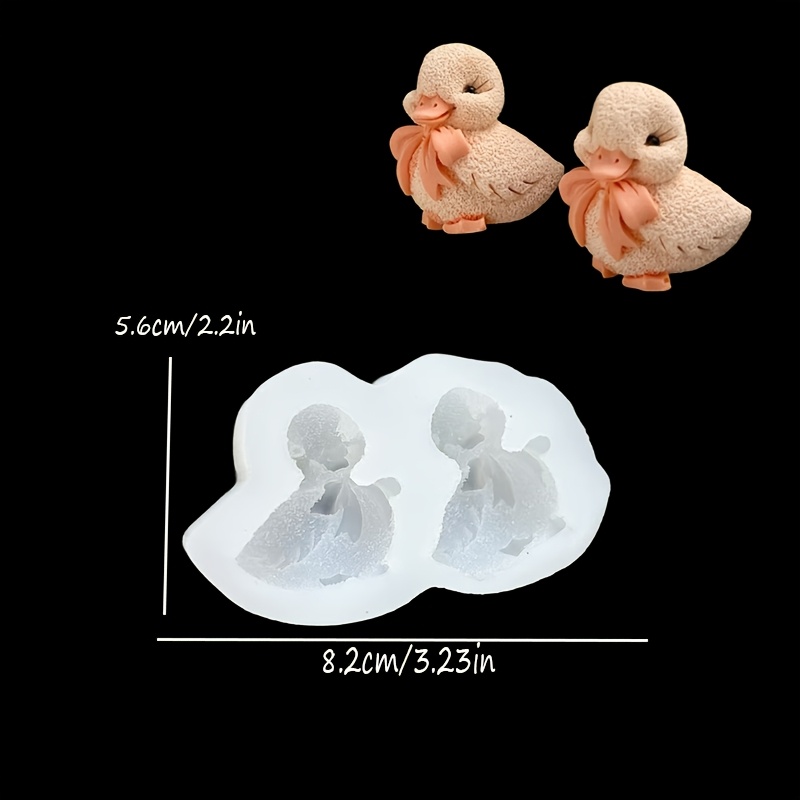 TEMU Dnejiu Bow-tied Semi-3d Mold Suitable For Resin Crafts, Plaster & Concrete Molds With Shape, Irregular Silicone Frame For Diy Crafts, For
