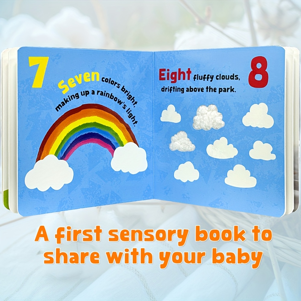 Number 123 Children's Touch Book for Counting Skills