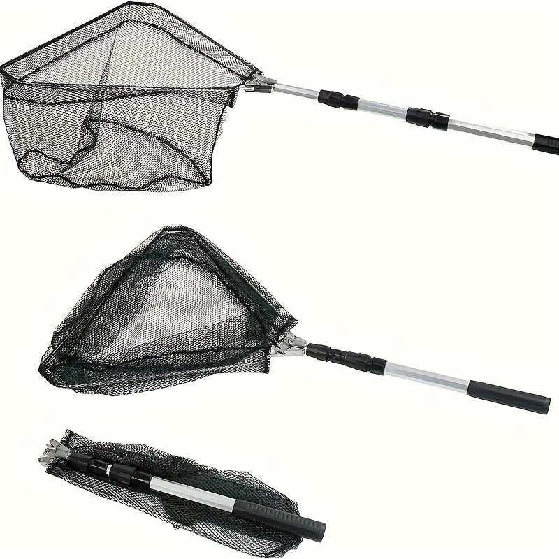 

1pc Triangular Aluminum Alloy Net, And Portable Net , Tool For Catching