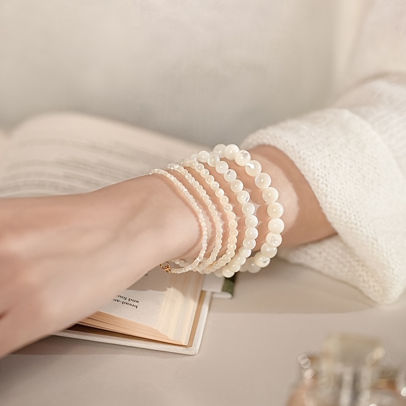 Shell Bead Bracelet for Women Girl Gift