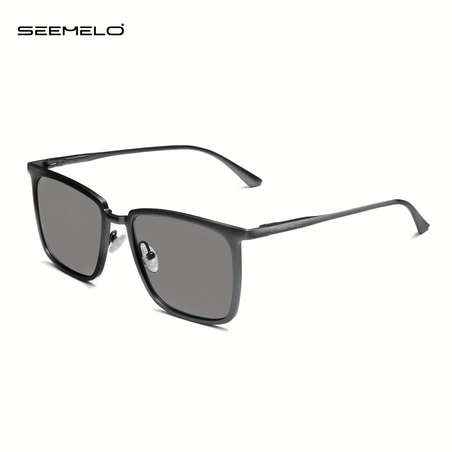 TEMU Seemelo Changing Sunglasses Photochromic Sunglasses Night Lens Sunglasses Tac Polarized Sunglasses Driving Sunglasses Dual-use Uv400 Sun