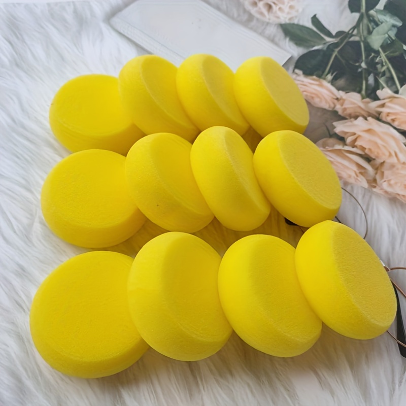 12pcs Multifunctional Painting Sponges, Round Watercolor Synthetic Sponge, Artist Sponge For Face Painting, Painting, Crafts, Pottery, Clay, Ceramics, Wall