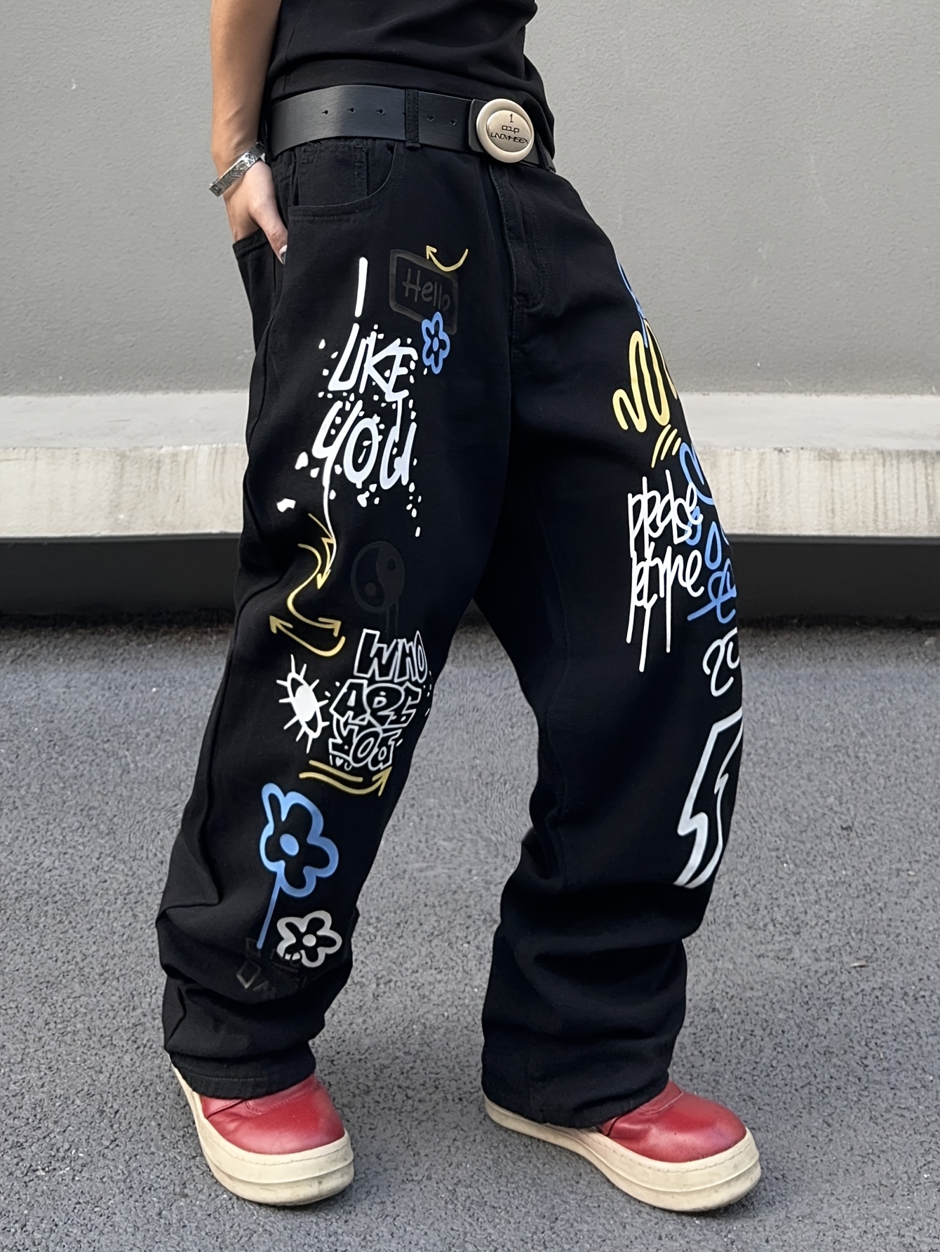 パンツ BLADE GRAFFITI LOOSE FIT JEANS OPIUM BLADE GRAFFITI LOOSE FIT JEANS OPIUM 2 BLADE GRAFFITI LOOSE FIT