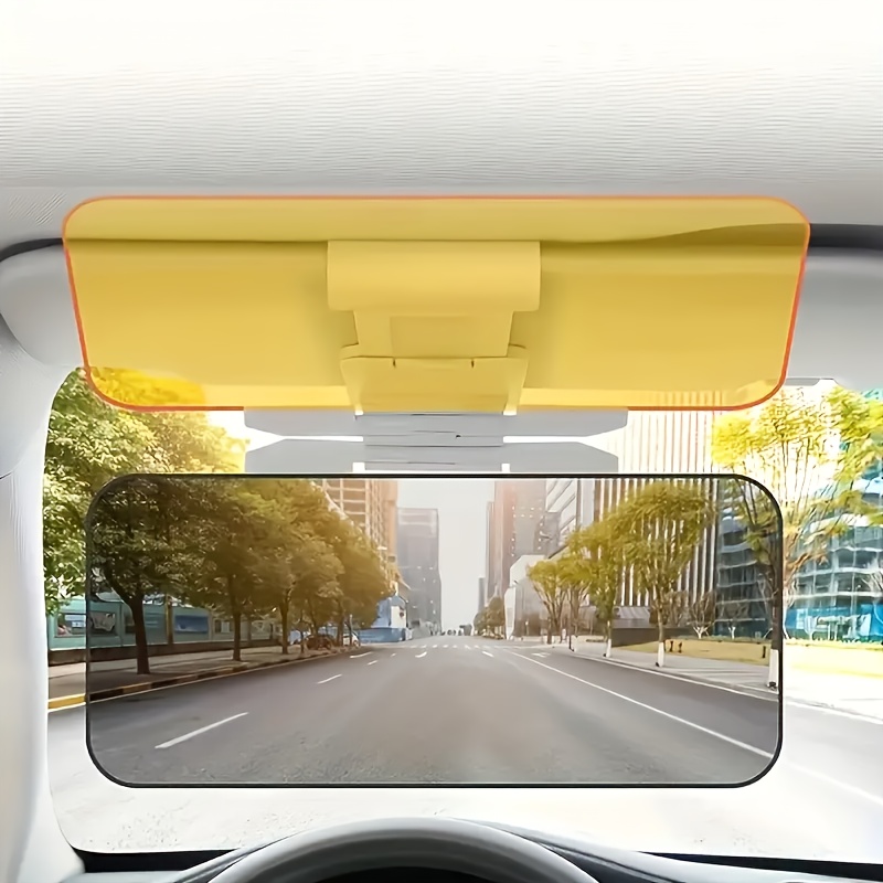 TEMU Adjustable Car Sun Visor, Durable Abs Material, And High Beam Protection, , , Suitable For Most Car Models.
