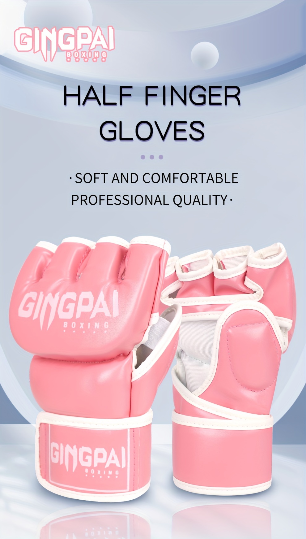 Boxing Gloves Scattered Finger Gloves Adult Men's And Women's Half Finger Training Professional Boxing Gloves_voghion.com