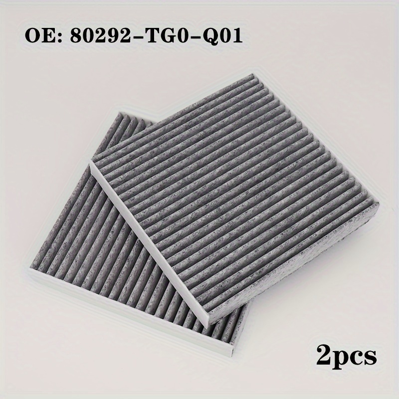 

(2pcs) Activated Carbon Cabin Air Filter Fits For City,for Civic,for ,for ,for Fit,for ,for ,for Odyssey,replaces 80292tg0q01/80291tf0e01/80291tf0u01/80291tf0405/80291tf3e01