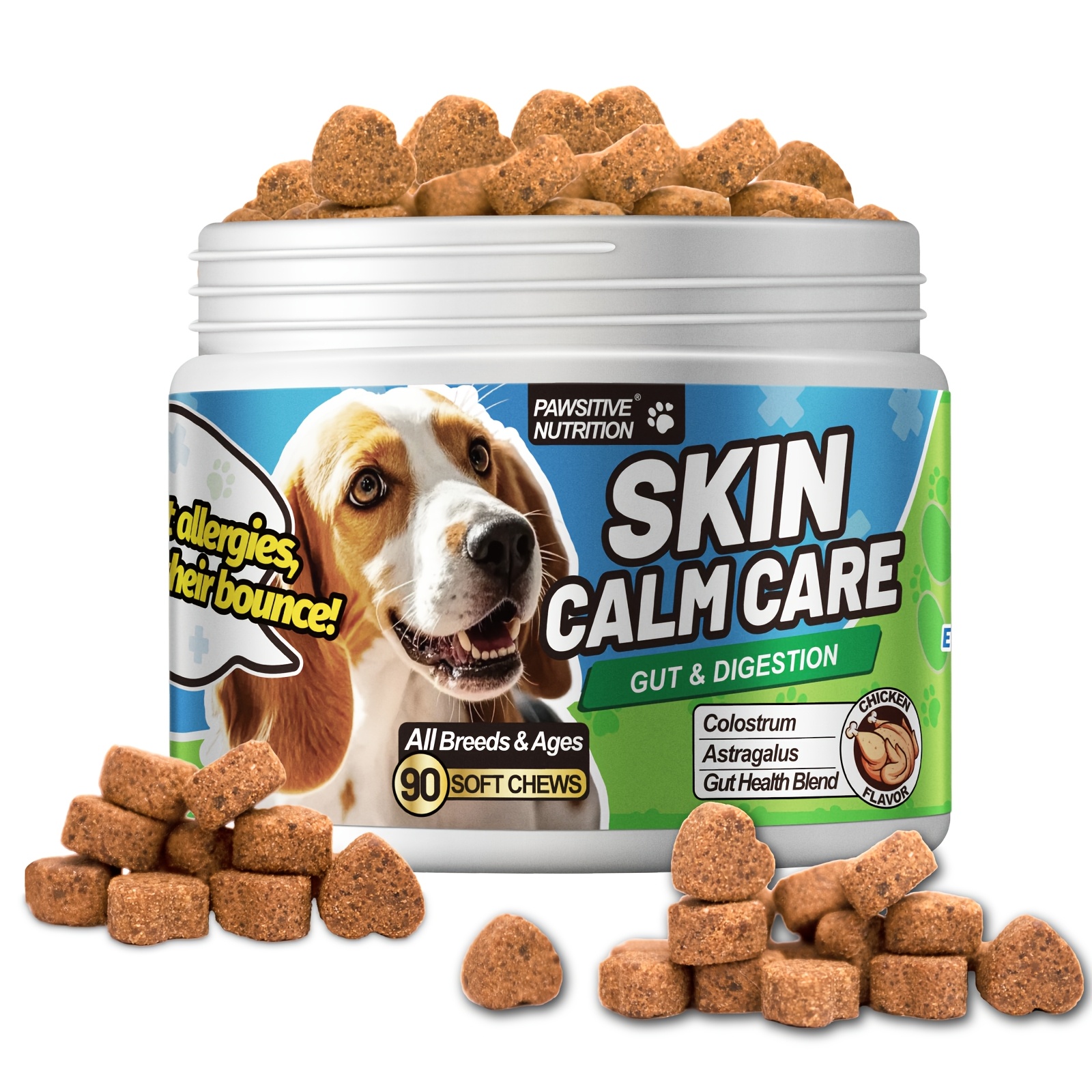 TEMU Nutrition Supplement For All Dogs, Contains - 6 , , Dried Fermentate, Astragalus Root (chicken Flavor, 90 Ct )