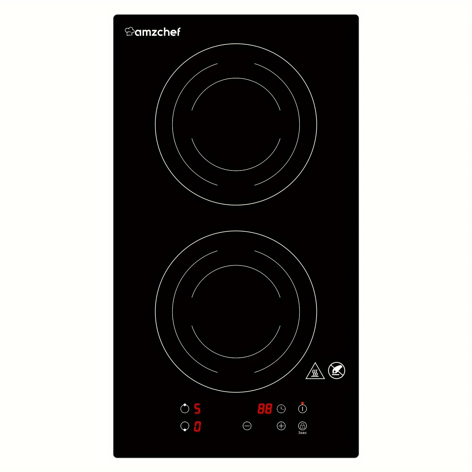 

2 Cooktop 12 , 120v Cooktop 1800w , , , , -in&countertop, Upgraded