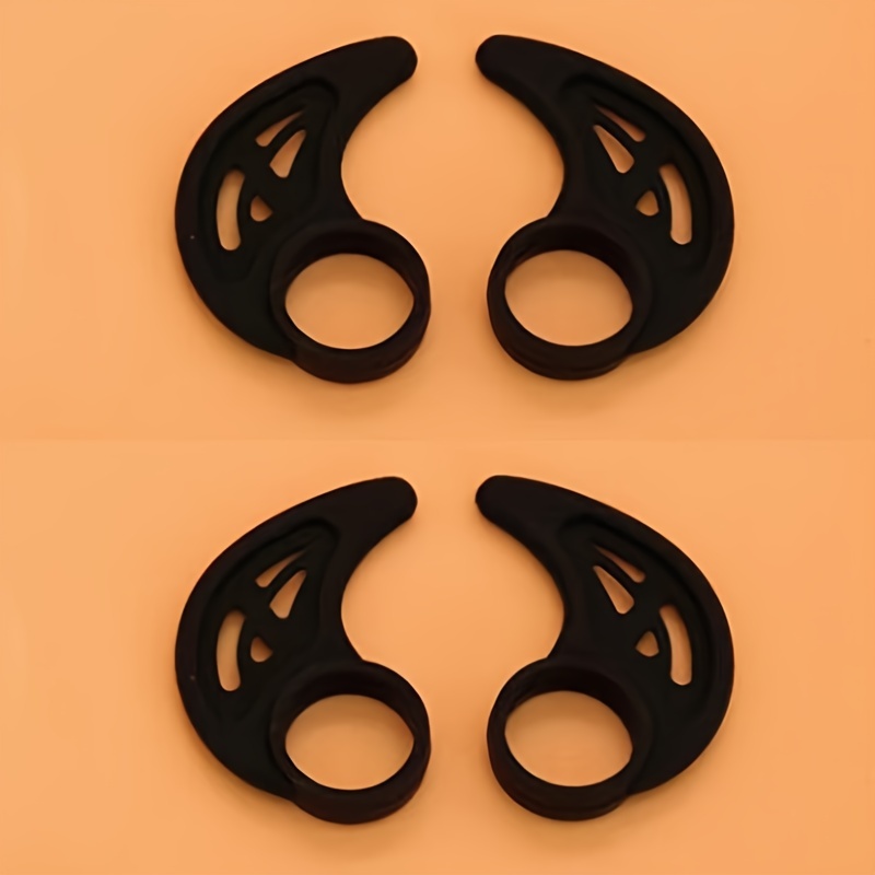 TEMU Almohadillas cómodas de silicona para auriculares internos con ganchos de oreja en , disponibles en negro y