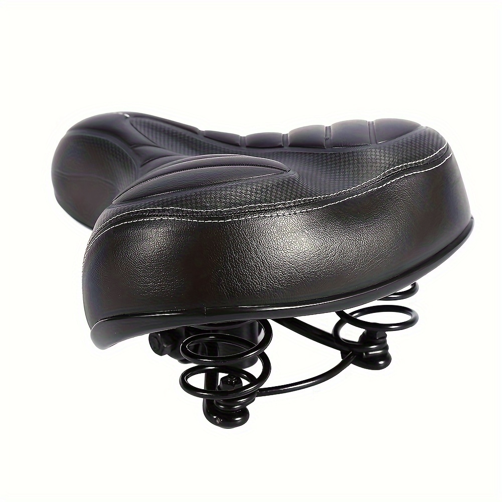 

24.99cm Super Comfort Bike Seat: Soft Padding, Durable Pu Leather, Suitable For Electric, Road, And Mountain Bikes