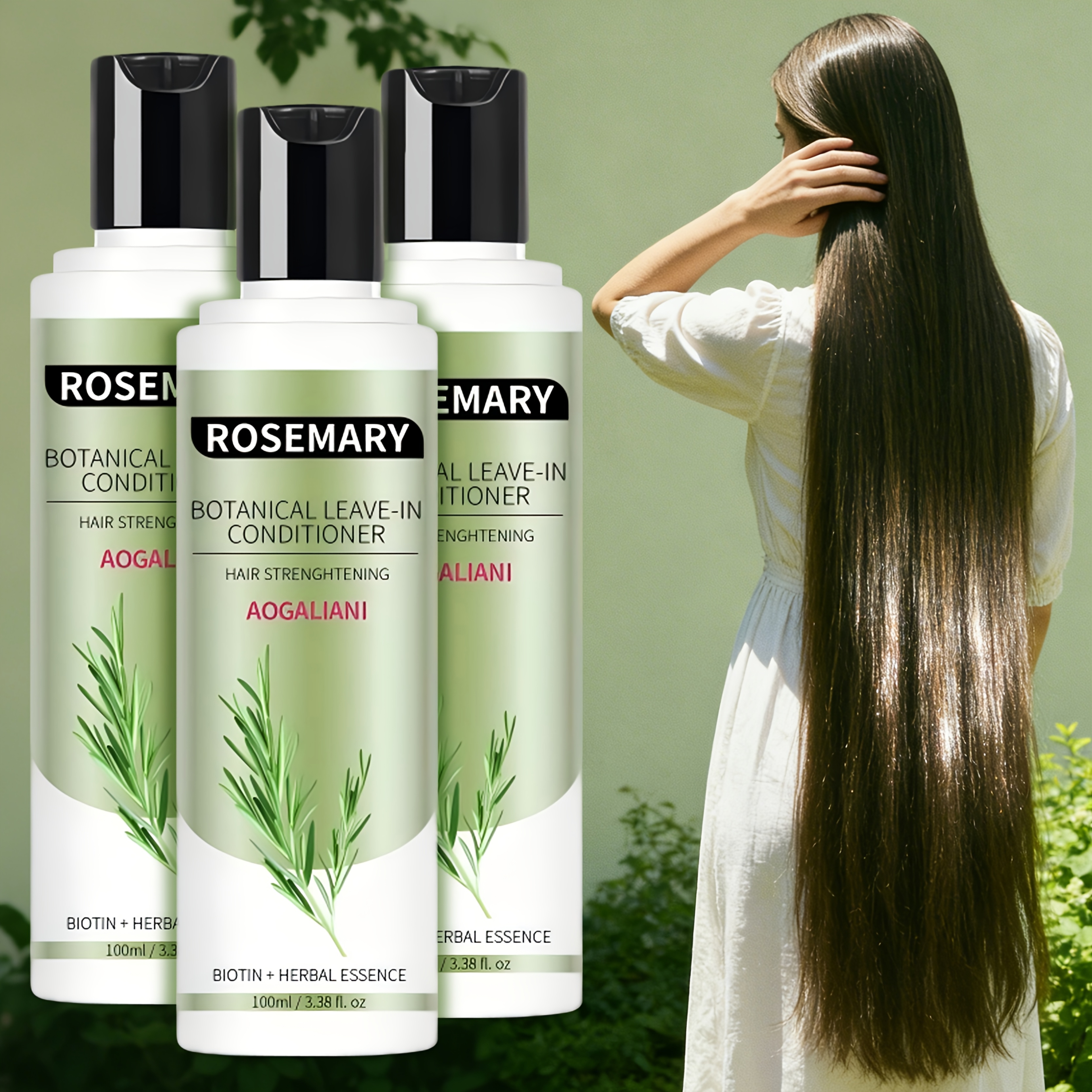 rosemary hair conditioner enriched with rosemary ginger biotin keratin argan oil   oil control unisex for all hair types suitable for dry hair deep moisturizing hair conditioner sleek haircare   ingredients Product details 1