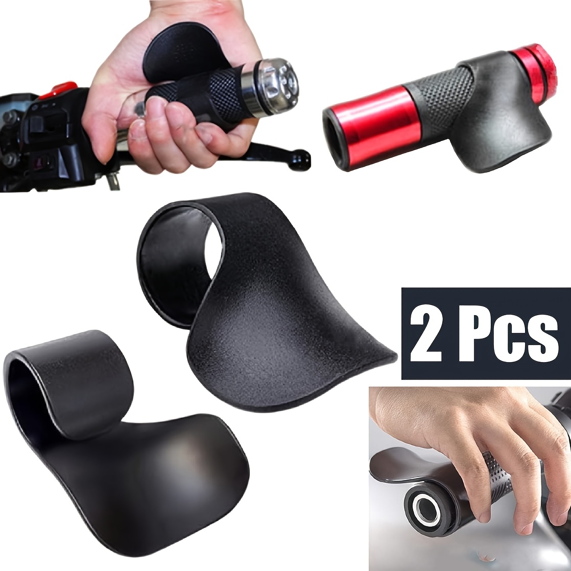 TEMU Universal Motorcycle Handlebar Cruise Control Parts And Accessories, Ergonomic Durable Universal Scooter Motorcycle Grips Holder Cruise