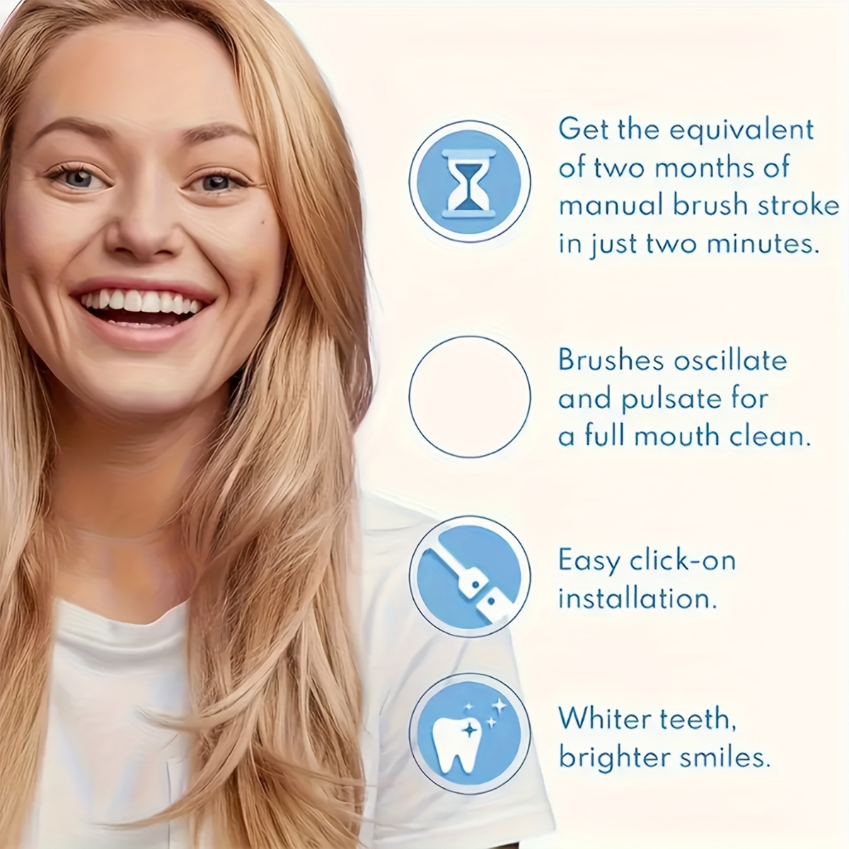 SENK Smart Fully Automatic Electric Toothbrush with 5 Cleaning Modes