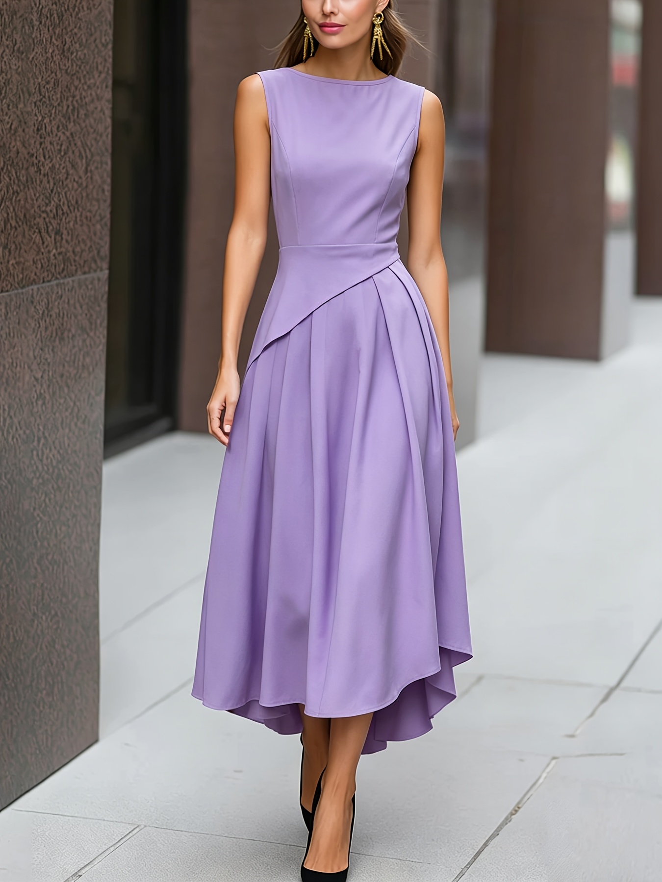 zara strappy asymmetric dress LP2286