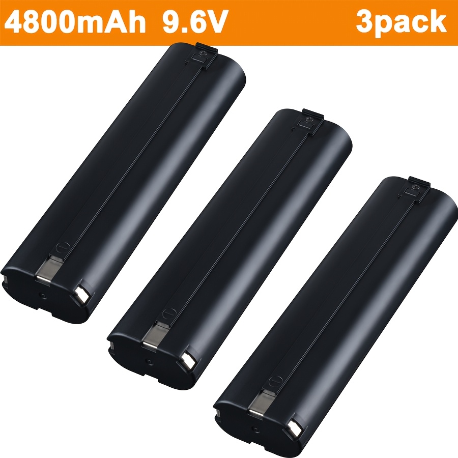 Upgraded 3pack 4800mah Ni-mh 9000 Battery For Makita 9.6v 9000 9033 6095d Mtsc08b Da391d Kr23/43 9600 6096d 9001 9002 192696-2 193890-9 632007-4