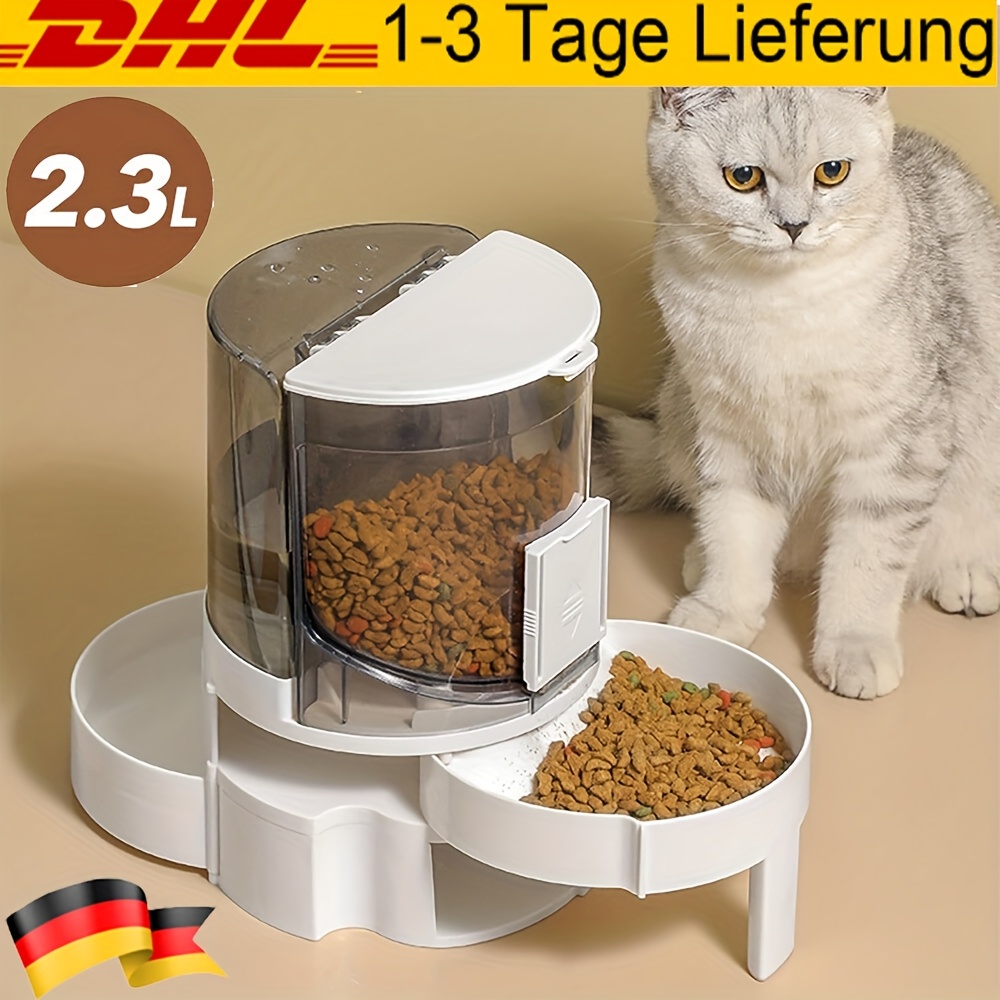 That Automatically Dispenses Food For Cats And Dogs, Functioning As A Feeder For , Without Battery