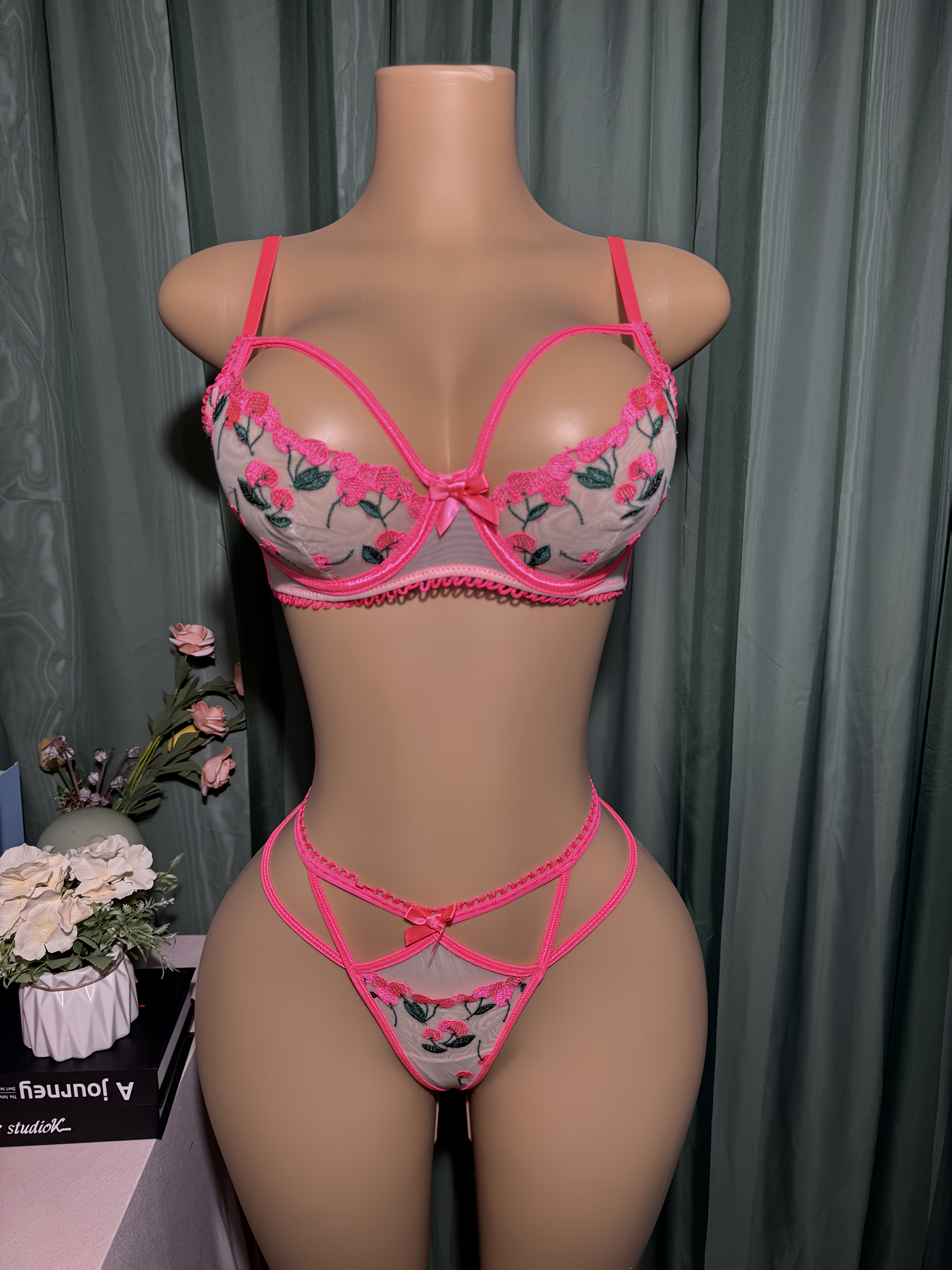 sexy lingerie snaps Tie Me Tease Me Bra & Bottom Lingerie Set | Shop TIE ME TEASE ME Collection main image 1