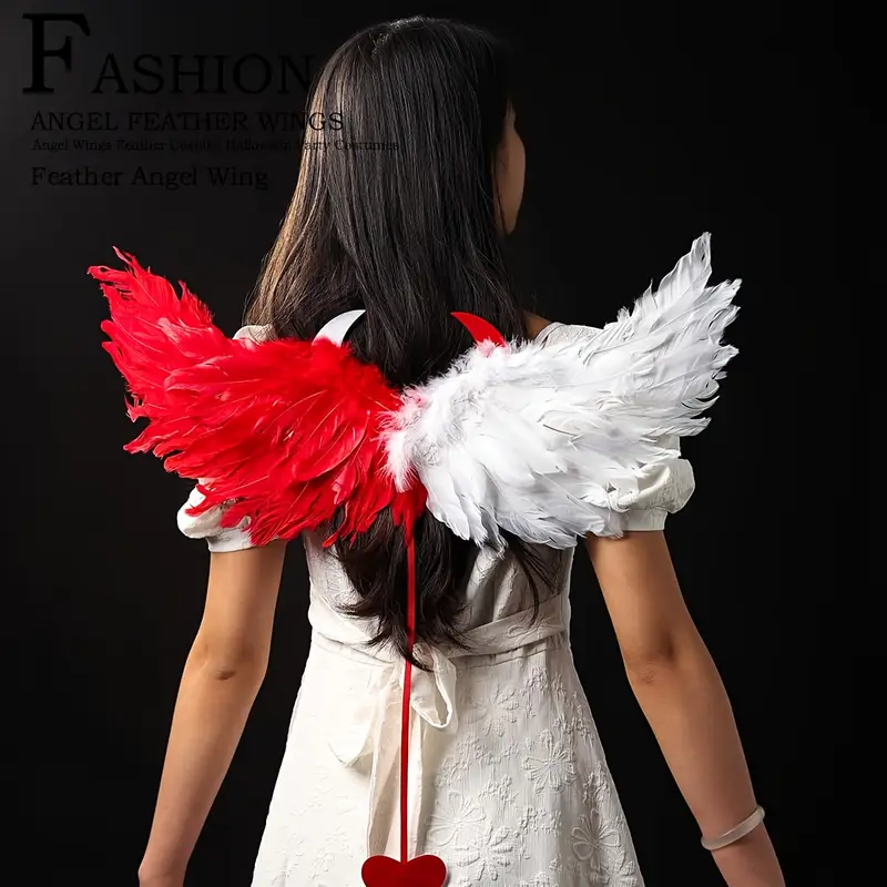 angel costume short dress Angel Wings Tie Up Mini Dress White