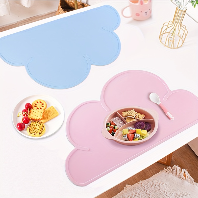 kids pad silicone baby pad for kids toddler children reusable non slip table mats baby food mats for restaurant halloween christmas thanksgiving day gift easter gift details 0