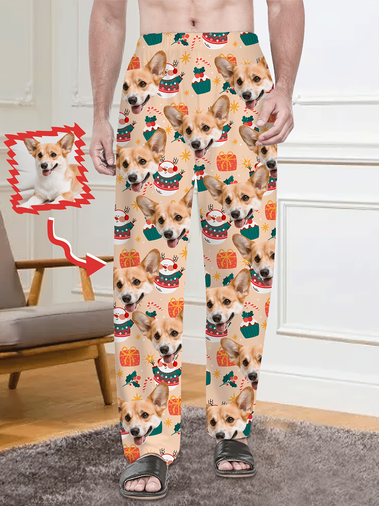 1pc pantalones dormir personalizables hombre pantalones Temu Ecuador