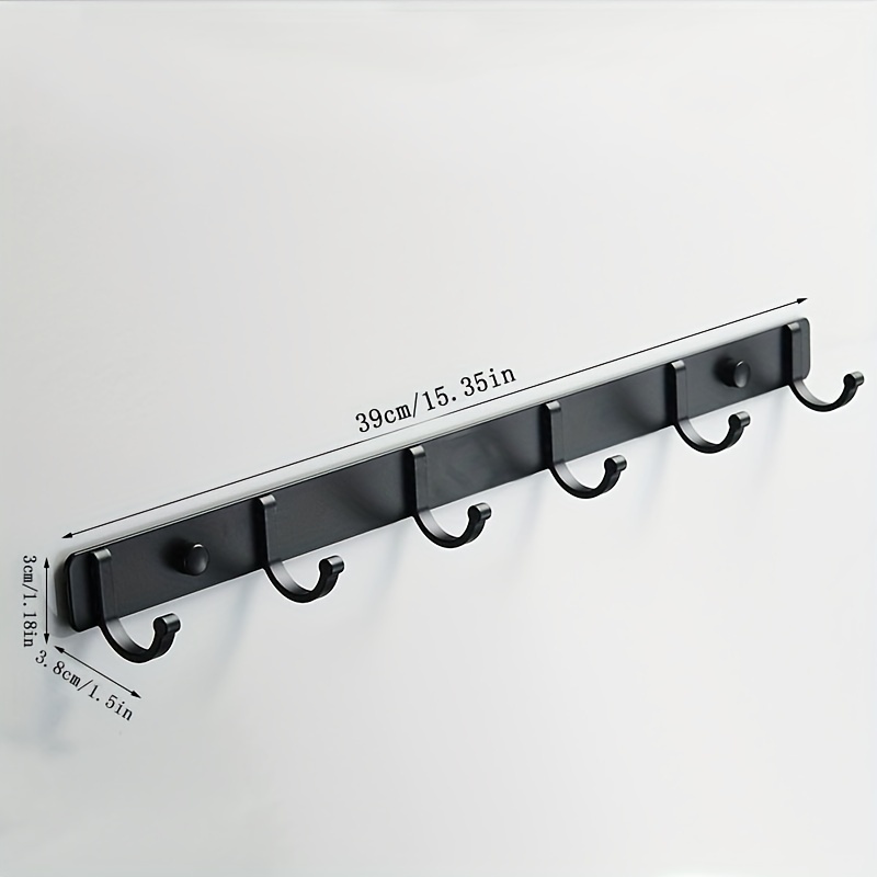 Image of Wall-mounted Coat Hanger, Over-the-door Hook For Entryway, Wardrobe, Or Behind The Door