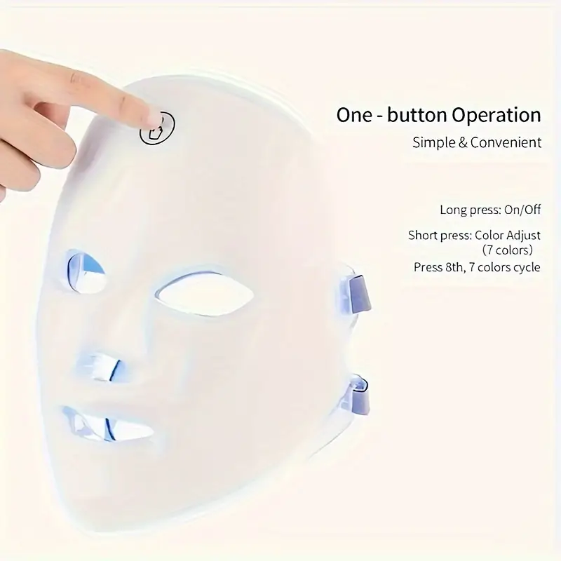 7 color led   instrument face mask facial skin care tool for home and salon use 4