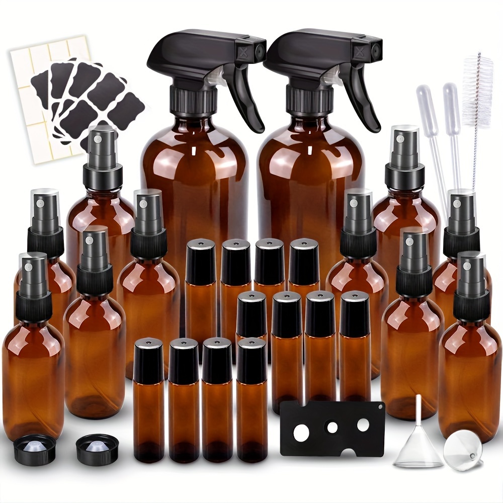 

Kit: 2x16oz, 2x4oz, 8x2oz, 12x10ml Bottles - Uv, -size, For , Facial Moisturizing, Watering, And