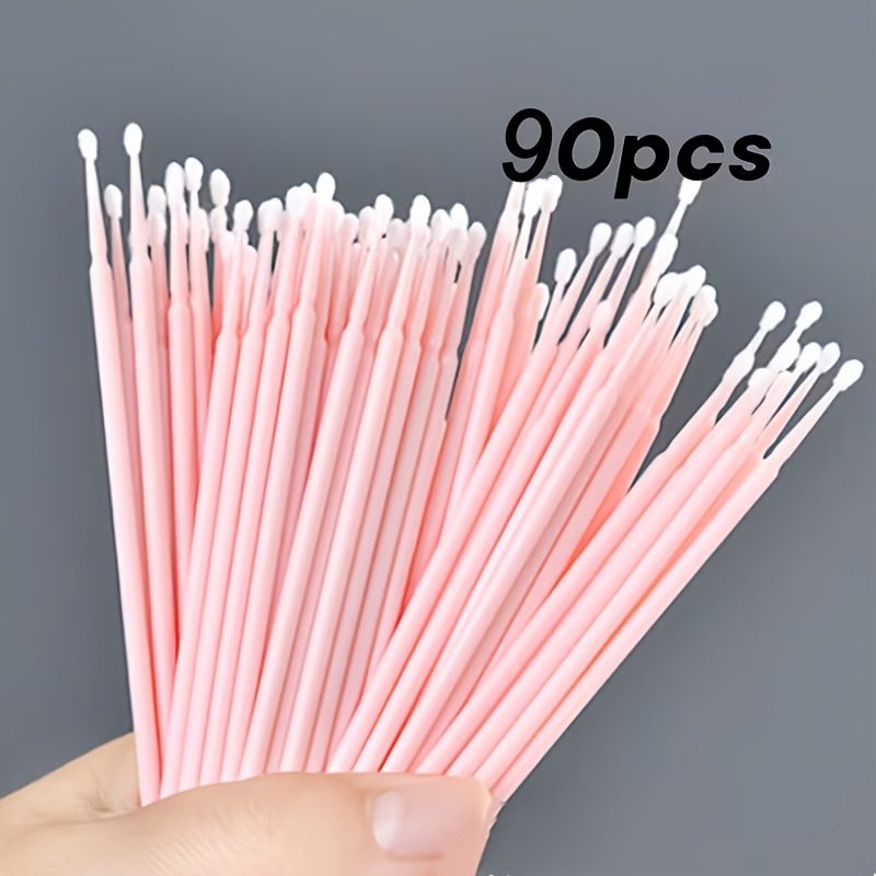 TEMU 90pcs Micro Detail Brushes - Large Pack For Detailed Cleaning Of Phones, Computers, And Electronics, Fine-pointed Soft Bristle Brushing Tool -