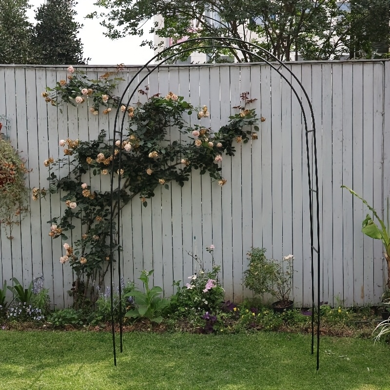 TEMU Unlock Of Gardening! 1pc Multifunctional Metal Arch, Super For Planting Grapes And Roses, Instantly In . Are