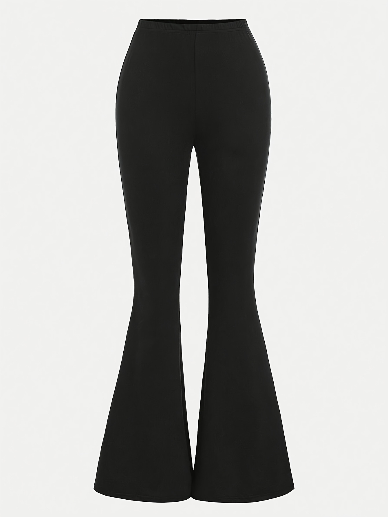 ensemble 3 pièces de chemise à manches longues à carreaux ciblée dp010599+ , haut court noir, pantalon évasé Détails du produit 3