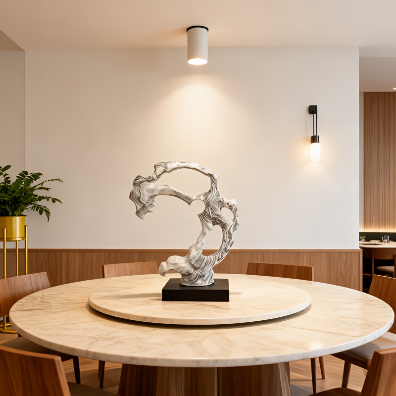 Handmade European Luxury Art Twisted Sculpture Collectible Figurines for Home Living Room Hotel Restaurant Cafe Decor And Gift