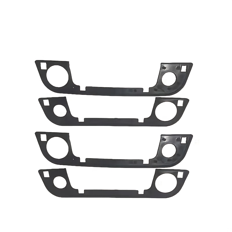 Image of 4pcs Car Exterior Door Handle Rubber Seal Strip, For E36 E34 E32 , Exterior Body Accessory, Door Repair, Traceless Installation, Durable Material 51218122441/51218400195