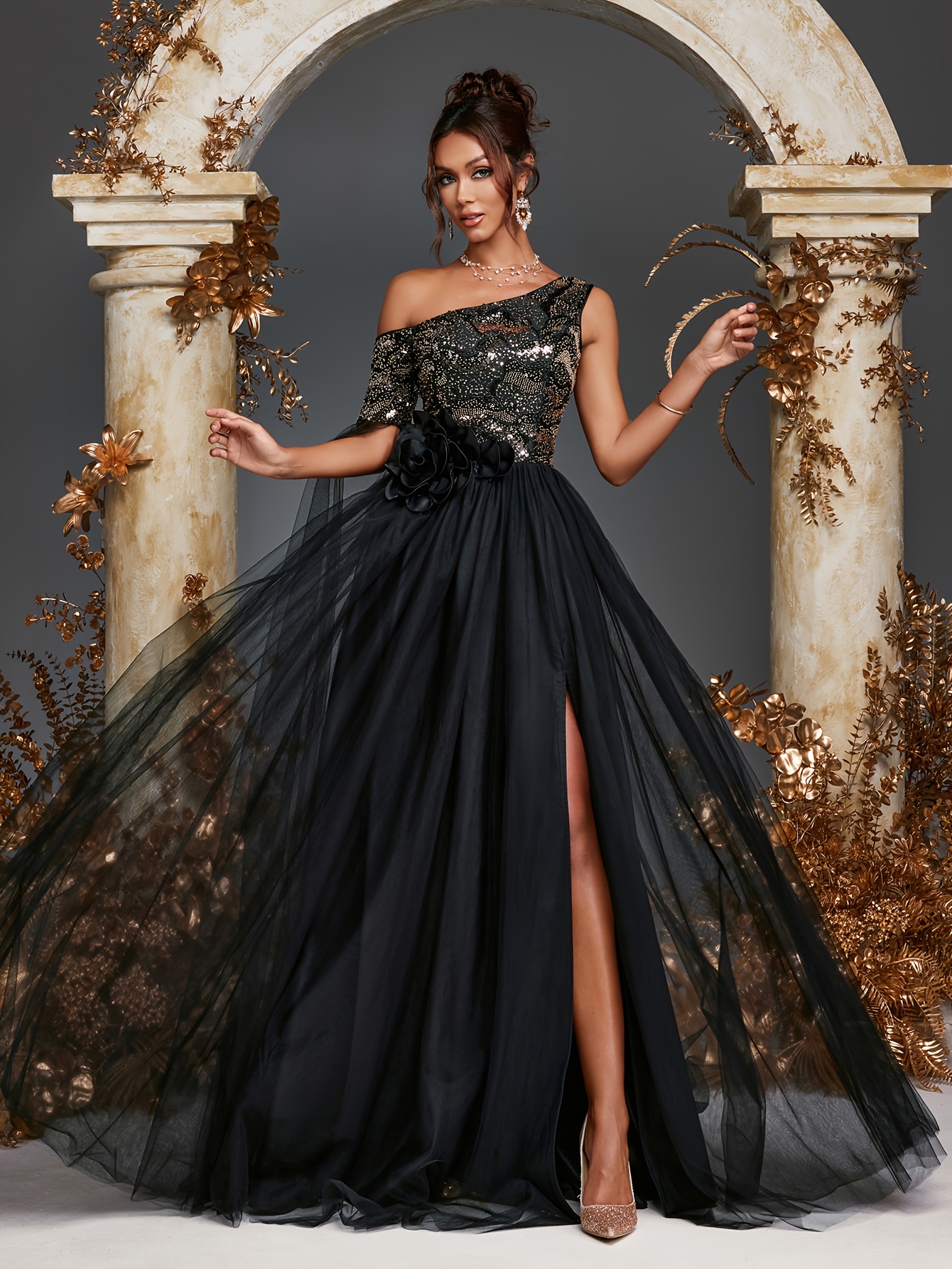 red evening gown dresses Long Red Sequin Evening Dresses Elegant Women Gown – loveangeldress