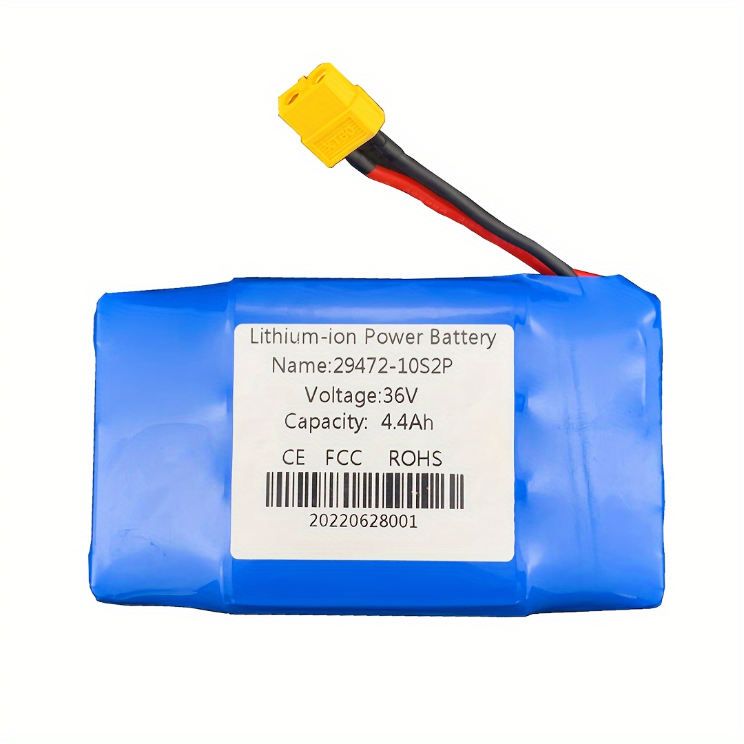 

1pc Replacement 36v 4.4ah 10s2p Li-ion Battery For Balance Scooter Board