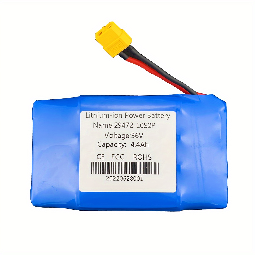 

1pc Replacement 36v 4.4ah 10s2p Li- For Balance