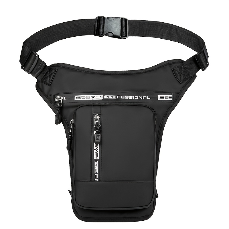Image of Neutral Square Bag, Men's And And Sports Waist Bag, Women's Lightweight Multi-functional Mobile Phone Bag, Crossbody Mini Leg Bag, Small Bag [zipper Random][zipper Pull Tab Letter Random]