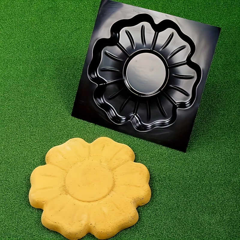 

Flower-shaped Concrete Pavement Mold, Stepping Stone Paver, Cement Brick Pathway Maker, Garden Lawn Diy Walkway Mould, Reusable Plastic Clay Mold