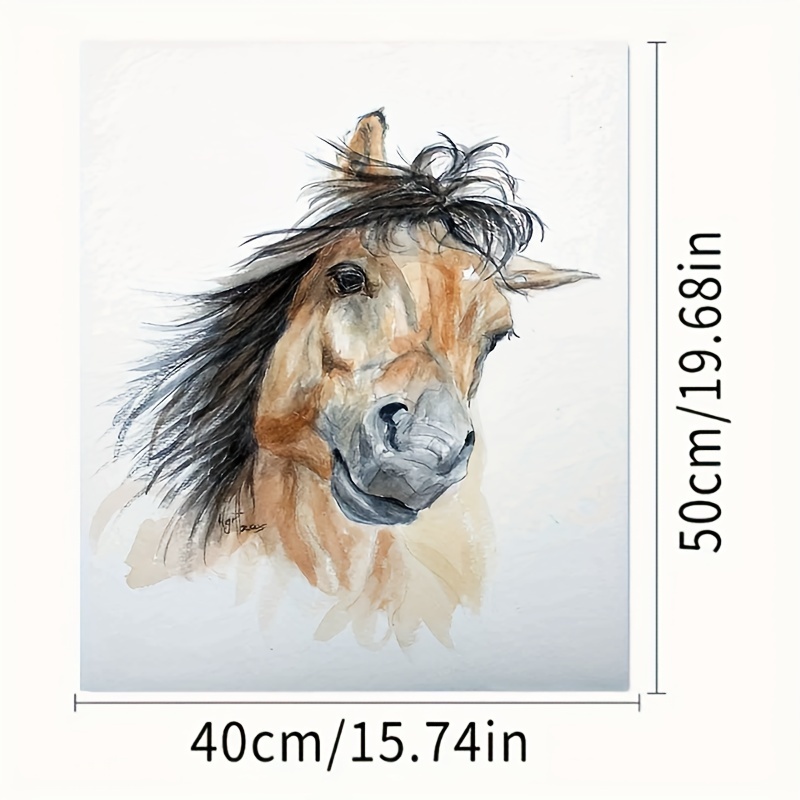 peintures faciles de chevaux