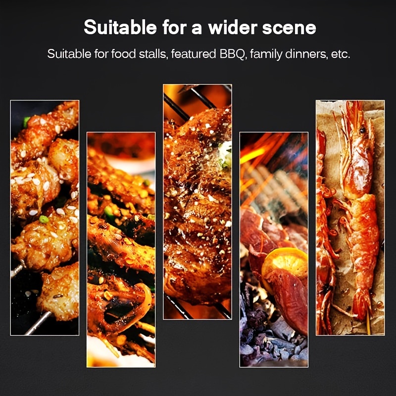 1pc bbq grilled fish clip for restaurant foldable with buckle fastening grill and veggies with this portable family gathering essential details 2
