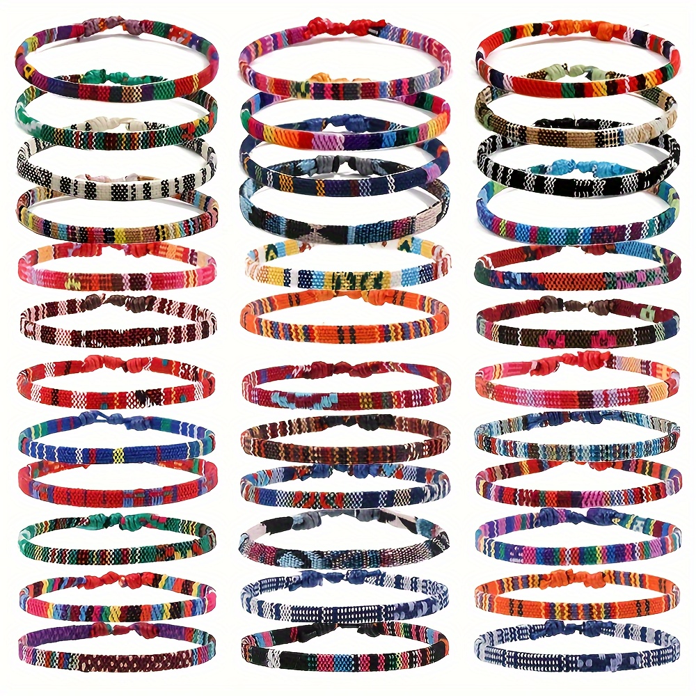 

36- Bracelets Set For Women Men , String Bracelets, No Pendant, For , And
