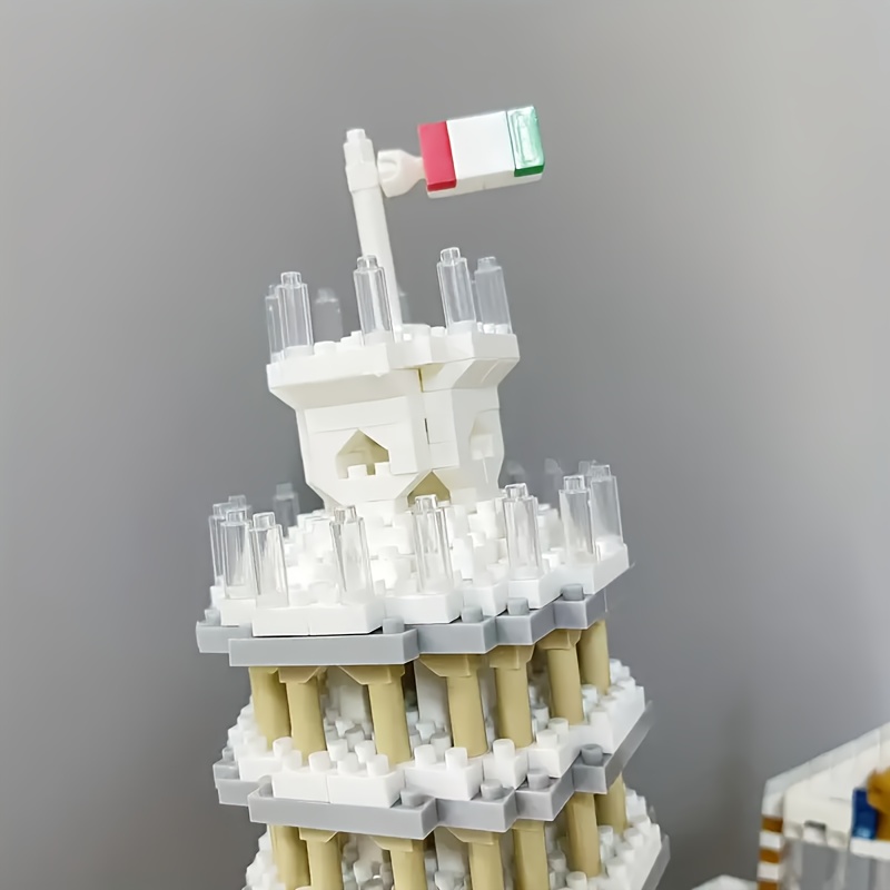 2000pcs 3D Puzzle Leaning Tower of Pisa Display Toy
