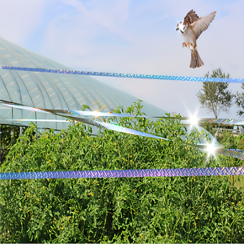 

1 Roll, Laser Double-sided Bird Repellent Ribbon Anti Bird Flash Household High Brightness Fruit Tree Color Strip Laser Bird Repellent For Pest Control